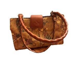 Patricia Nash My European Trip RIENZO Leather Satchel